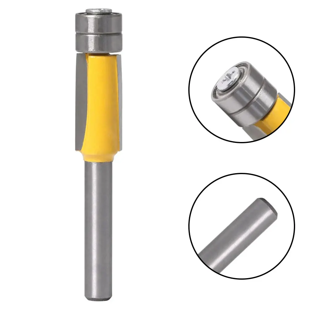 1pcs 6mm Shank Double Bearing Straight Trim Router Bit Trimming Knife Milling Cutter Carbide Flush Woodworking
1pcs 6mm Shank Double Bearing Straight Trim Router Bit Trimming Knife Milling Cutter Carbide Flush Woodworking