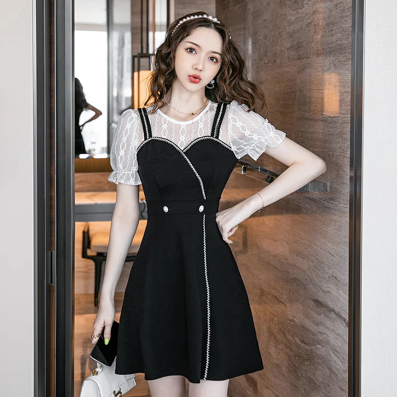 COIGARSAM женское летнее платье 2022 Новое лоскутное кружевное черное платье Прямая поставка
COIGARSAM женское летнее платье 2022 Новое лоскутное кружевное черное платье Прямая поставка