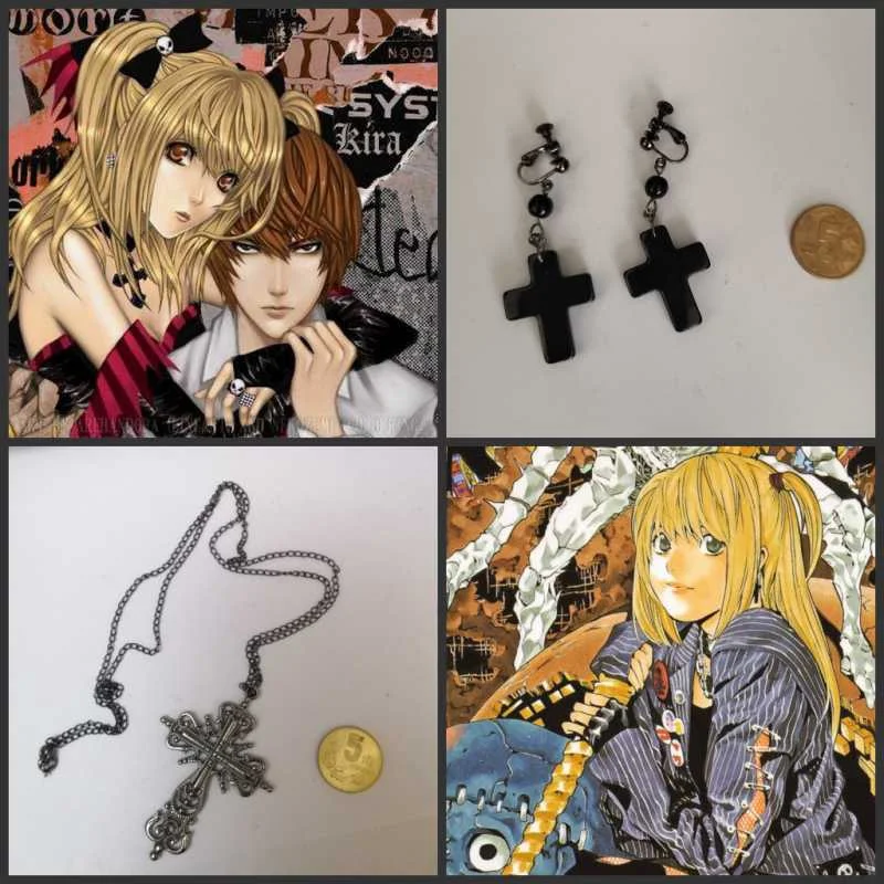 Цепочка с подвеской в виде креста из м/ф «тетрадь смерти»
Цепочка с подвеской в виде креста из м/ф «тетрадь смерти»