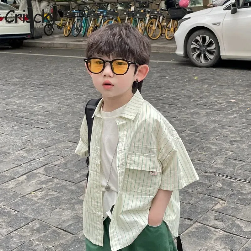 Criscky Spring&Autumn Fashion Kids Baby Boys Cotton Shirt Toddler Stripped Clothing Children Casual Tops Elegant
Criscky Spring&Autumn Fashion Kids Baby Boys Cotton Shirt Toddler Stripped Clothing Children Casual Tops Elegant