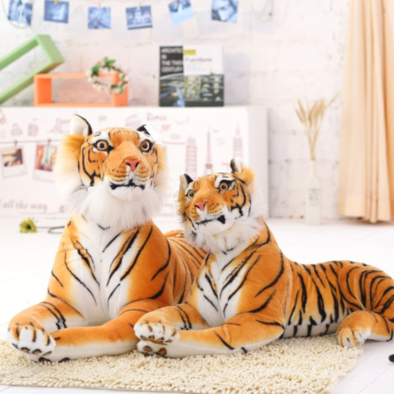 30-120 cm Lifelike Wild Animals Dolls Tiger Leopard Plush Toys Big White Tiger Jaguar Panther Doll Children Kids Birthday Gifts 
30-120 cm Lifelike Wild Animals Dolls Tiger Leopard Plush Toys Big White Tiger Jaguar Panther Doll Children Kids Birthday Gifts