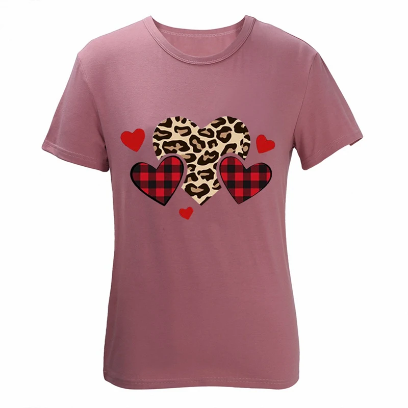 Women's Fashion Casual Love Valentine's Day Letter Printing Short Sleeve T-Shirt Top
Women's Fashion Casual Love Valentine's Day Letter Printing Short Sleeve T-Shirt Top