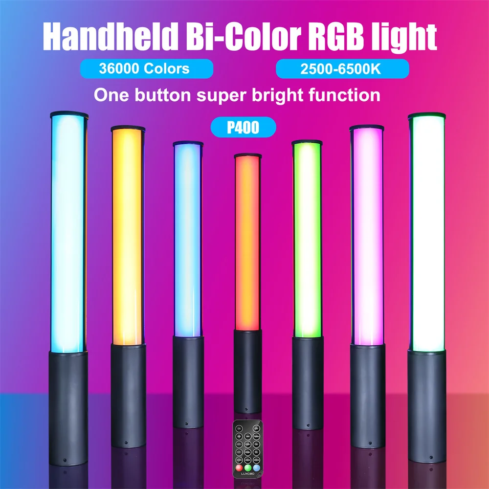 New RGB Stick Light Wand Lightweight Handheld Tube Light Led Video Light 2500K-6500K 2500Mah Photography Studio Lamp Type-C 
New RGB Stick Light Wand Lightweight Handheld Tube Light Led Video Light 2500K-6500K 2500Mah Photography Studio Lamp Type-C