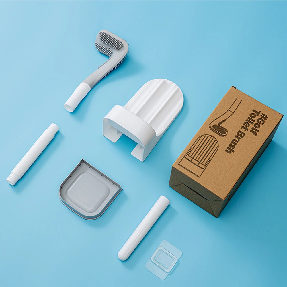 Flexible Golf Silicone Toilet Brush & Holder Set Wall-Mounted Toilet Bowl Brush Cleaner With Long-Handle For Bathroom Cleaning
Flexible Golf Silicone Toilet Brush & Holder Set Wall-Mounted Toilet Bowl Brush Cleaner With Long-Handle For Bathroom Cleaning