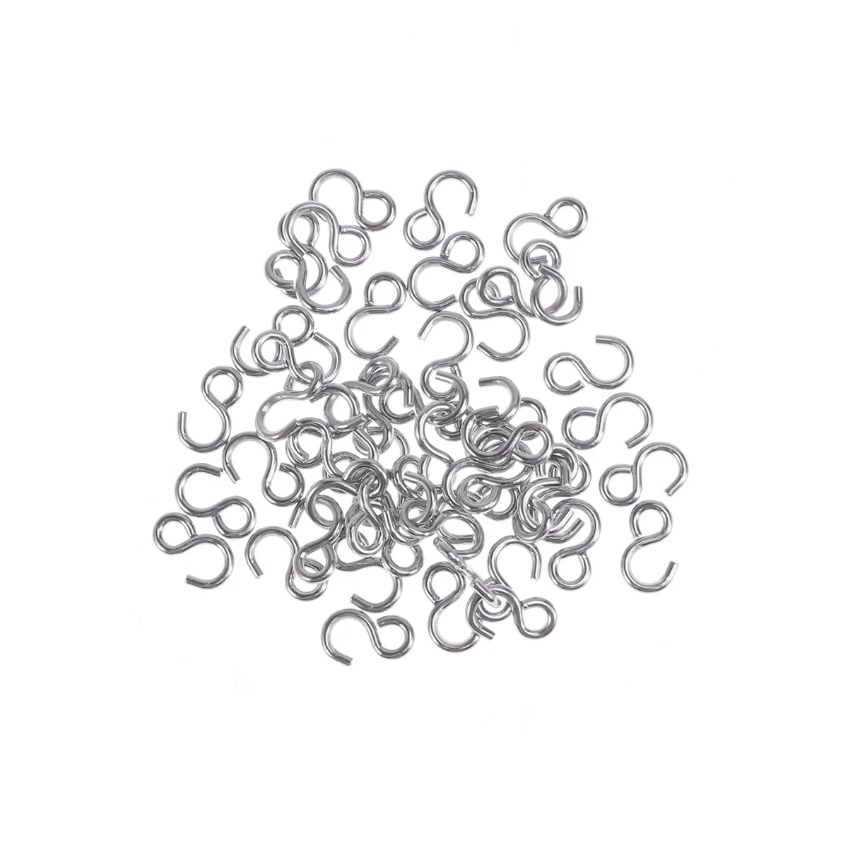 100 Pcs S Shaped Stainless Steel Silver Mini S Hooks Connectors Metal Hooks Hangers DIY Supplies Accessories Crafts
100 Pcs S Shaped Stainless Steel Silver Mini S Hooks Connectors Metal Hooks Hangers DIY Supplies Accessories Crafts