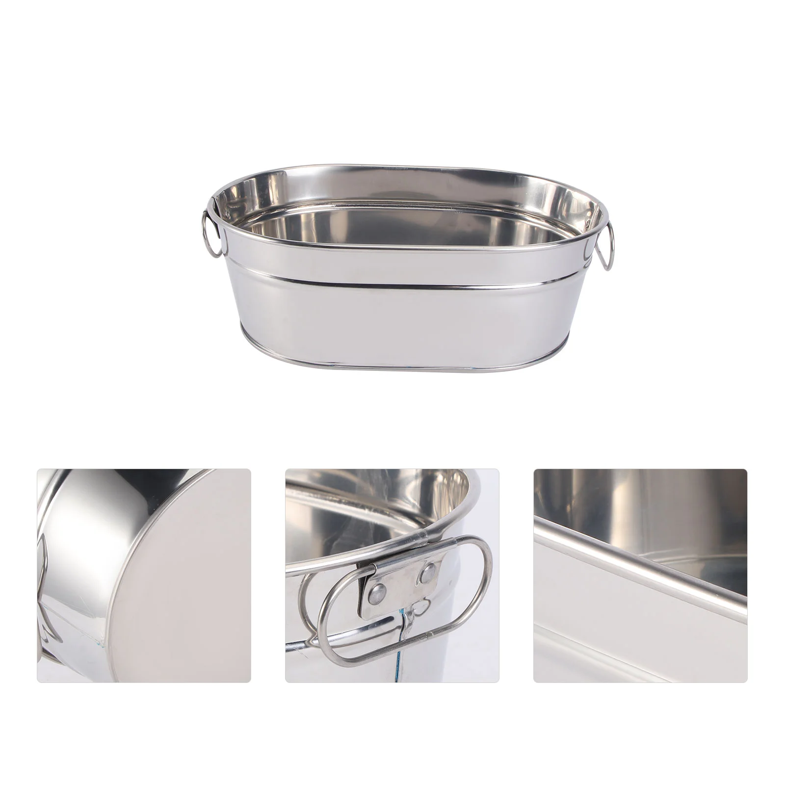 Bucket Tub Ice Metal Galvanized Beverage Drink Oval Planter Buckets Mini Seafood Flower Serving Steel Storage Container Cold
Bucket Tub Ice Metal Galvanized Beverage Drink Oval Planter Buckets Mini Seafood Flower Serving Steel Storage Container Cold