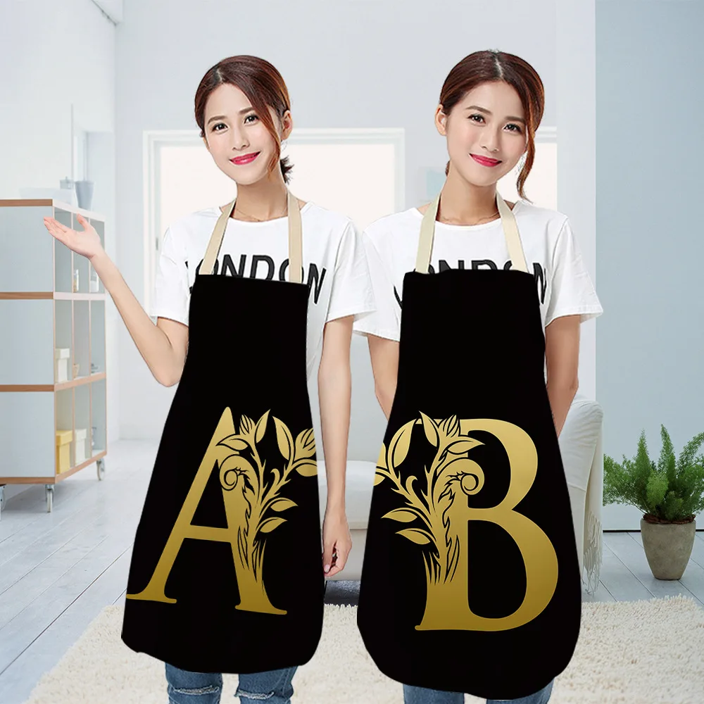 1Pcs Gold Letter Alphabet Pattern Kitchen Apron for Woman Fashion Sleeveless Cotton Linen Aprons Cooking Home Cleaning Tools
1Pcs Gold Letter Alphabet Pattern Kitchen Apron for Woman Fashion Sleeveless Cotton Linen Aprons Cooking Home Cleaning Tools