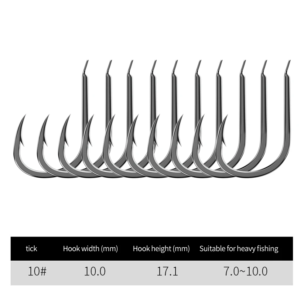 10Pcs Spring Silver And Big Carp Explosion Hook Anti-Winding Iseni String Fishing Hook Iscas Pesca Fishing Tackle Accessories
10Pcs Spring Silver And Big Carp Explosion Hook Anti-Winding Iseni String Fishing Hook Iscas Pesca Fishing Tackle Accessories
