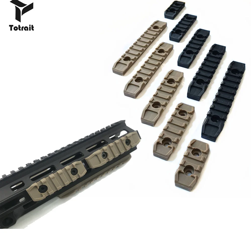 TOtrait 5pcs/ Set Tactical Nylon M-Lok Rail 5 7 9 11 13 Slots Rifle Mount M4 Rails MLOK System
TOtrait 5pcs/ Set Tactical Nylon M-Lok Rail 5 7 9 11 13 Slots Rifle Mount M4 Rails MLOK System