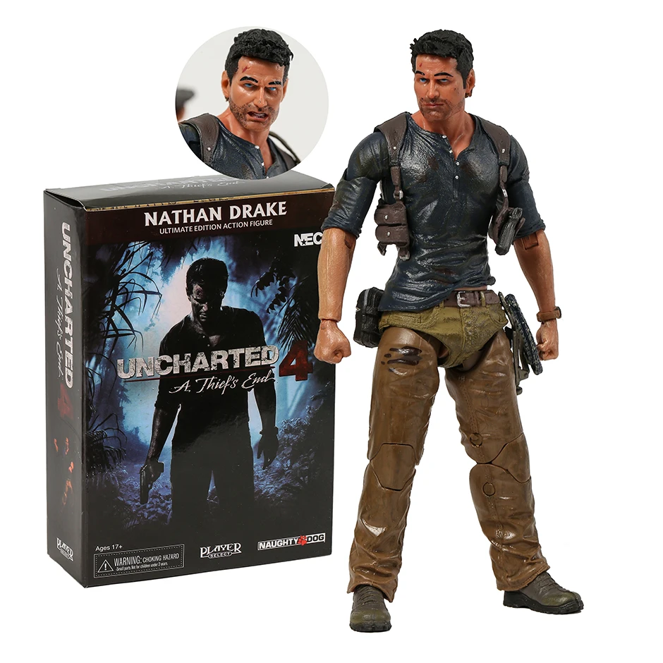 NECA Uncharted 4 A краж's end Нейтан Дрейк Ultimate Edition ПВХ экшн-фигурка Коллекционная модель игрушка 7 "18 см
NECA Uncharted 4 A краж's end Нейтан Дрейк Ultimate Edition ПВХ экшн-фигурка Коллекционная модель игрушка 7 "18 см