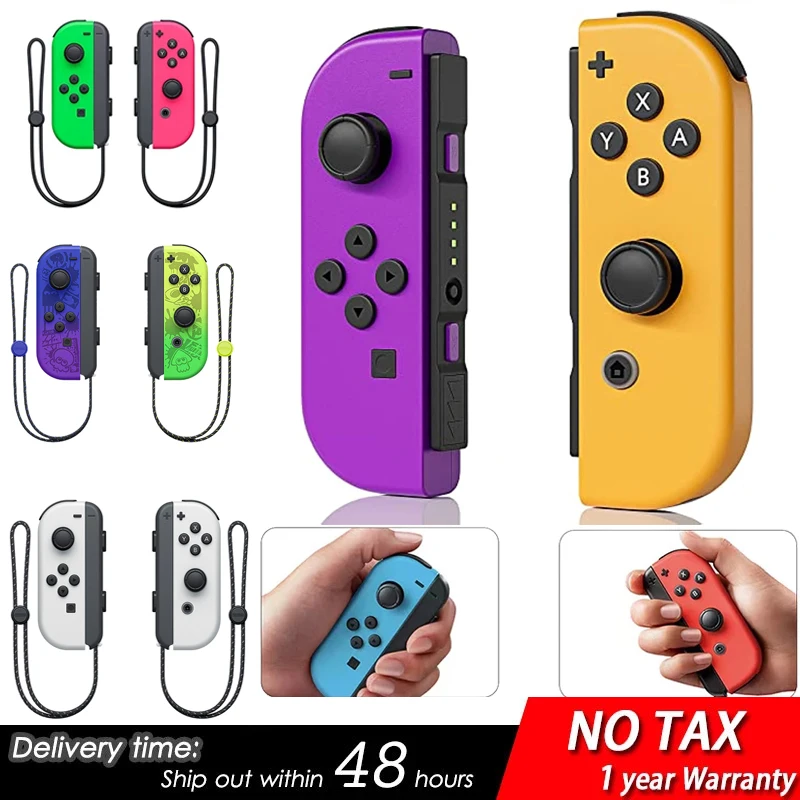 Support Bluetooth Controller Compatible Nintendo Switch Oled Console Wireless Gamepad for Nintendo Switch Left & Right Handle
Support Bluetooth Controller Compatible Nintendo Switch Oled Console Wireless Gamepad for Nintendo Switch Left & Right Handle