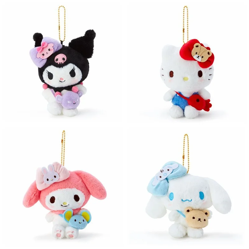 Плюшевый брелок Sanrio Hellokitty My Melody Kuromi Cinnamoroll плюшевые игрушки из мультфильмов, украшения, милый рюкзак, подвесные аксессуары
Плюшевый брелок Sanrio Hellokitty My Melody Kuromi Cinnamoroll плюшевые игрушки из мультфильмов, украшения, милый рюкзак, подвесные аксессуары