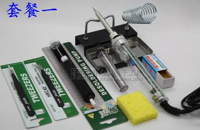 Free shipping 60 Watts DIY Electric Soldering Iron Solder Tool Kits, 7 parts package quality diy solder Physics tools
Free shipping 60 Watts DIY Electric Soldering Iron Solder Tool Kits, 7 parts package quality diy solder Physics tools