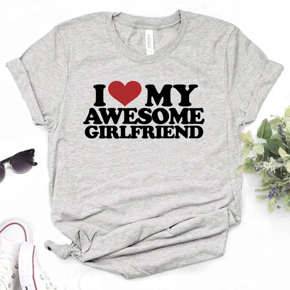 I love my awesome girlfriend t-shirts women comic Y2K harajuku Tee female 2000s Japanese graphic clothing
I love my awesome girlfriend t-shirts women comic Y2K harajuku Tee female 2000s Japanese graphic clothing