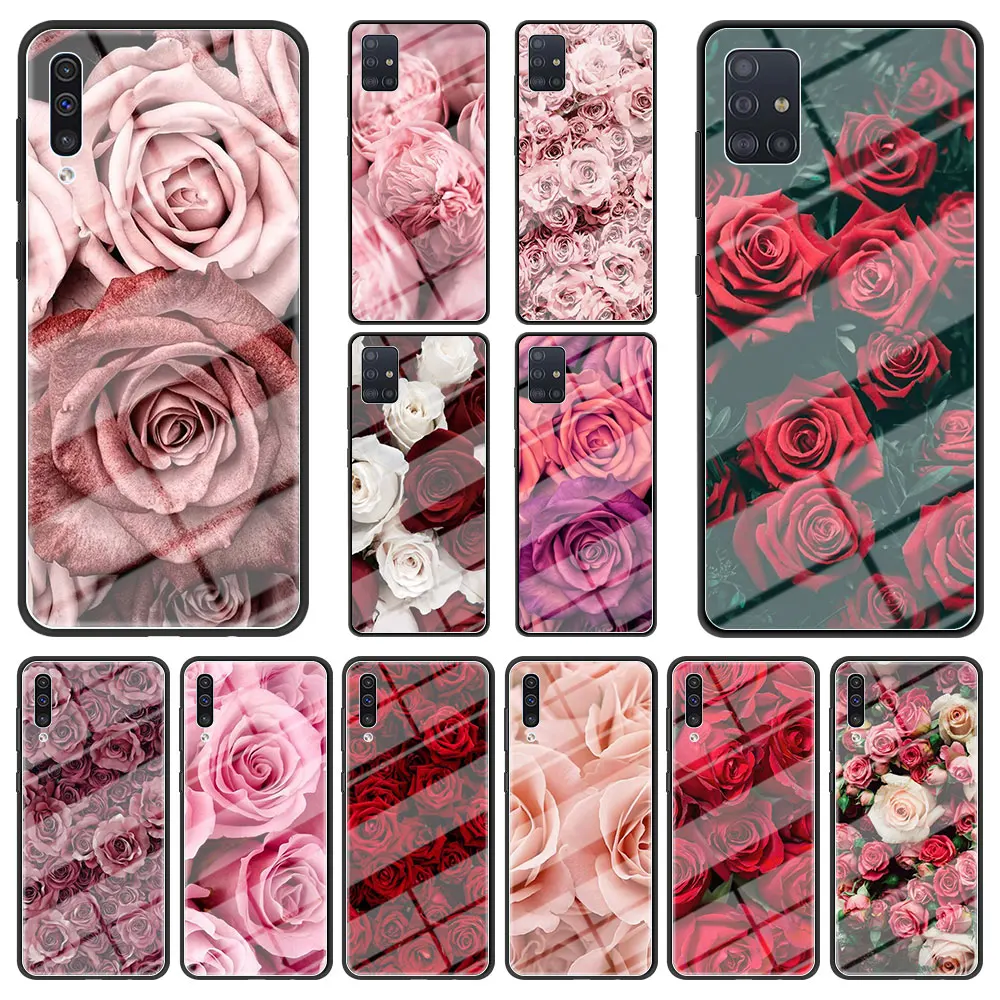 Rose Pink Bling Tempered Glass Case For Samsung Galaxy A52 A72 A51 A71 A12 5G A02s A41 A32 A31 A21s A11 Hard Phone Case Bags
Rose Pink Bling Tempered Glass Case For Samsung Galaxy A52 A72 A51 A71 A12 5G A02s A41 A32 A31 A21s A11 Hard Phone Case Bags