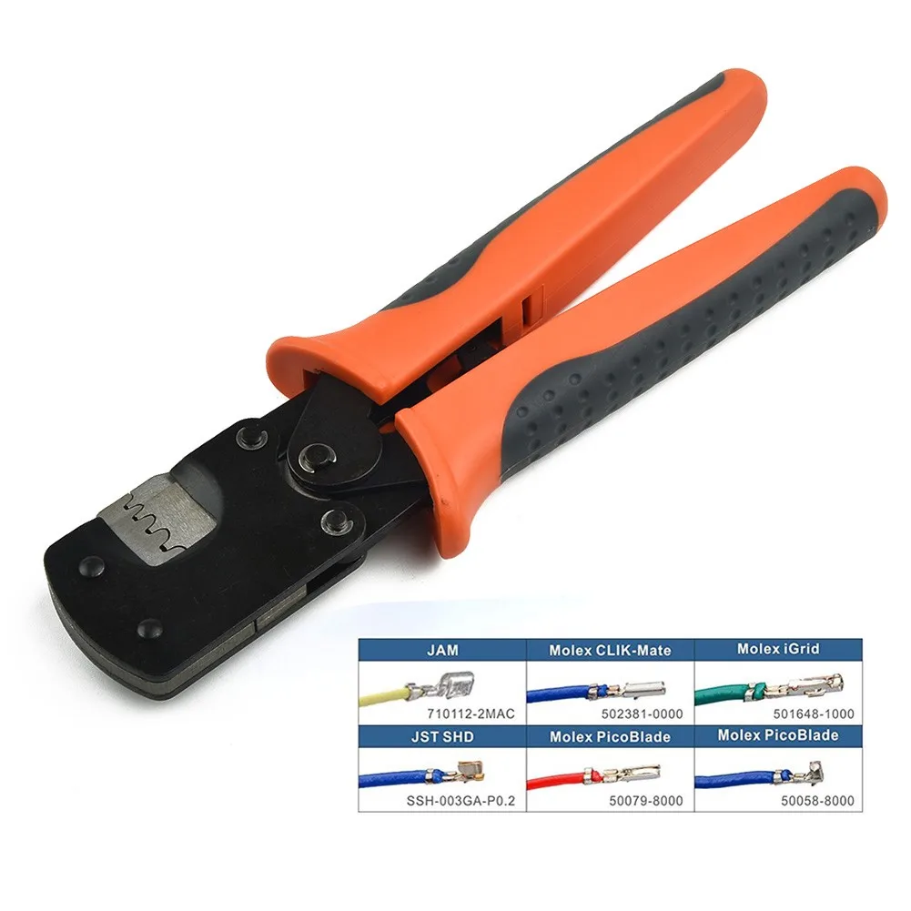 Micro Connector Pin обжимной инструмент 0,03-мм² 32-20AWG храповый пресс прочный для миниатюрных разъемов контактов двухслойный
Micro Connector Pin обжимной инструмент 0,03-мм² 32-20AWG храповый пресс прочный для миниатюрных разъемов контактов двухслойный