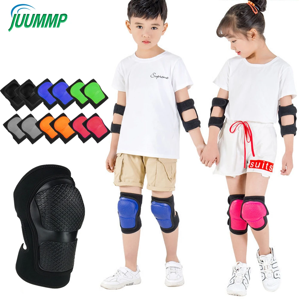 

1Pair Kids/Youth Knee Pad Elbow Pads Guards Protective Gear For Roller Skates Cycling BMX Bike Skateboard Inline Skating Sports
