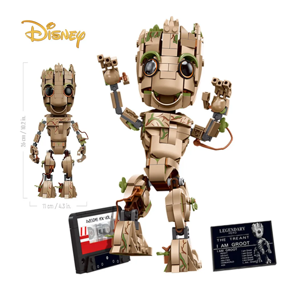 DISNEY I AM GROOT Guardians of The Galaxy Marveling Avengers Compatible 76217 Building Block Bricks DIY Toy Gift Kid Boys Set
DISNEY I AM GROOT Guardians of The Galaxy Marveling Avengers Compatible 76217 Building Block Bricks DIY Toy Gift Kid Boys Set