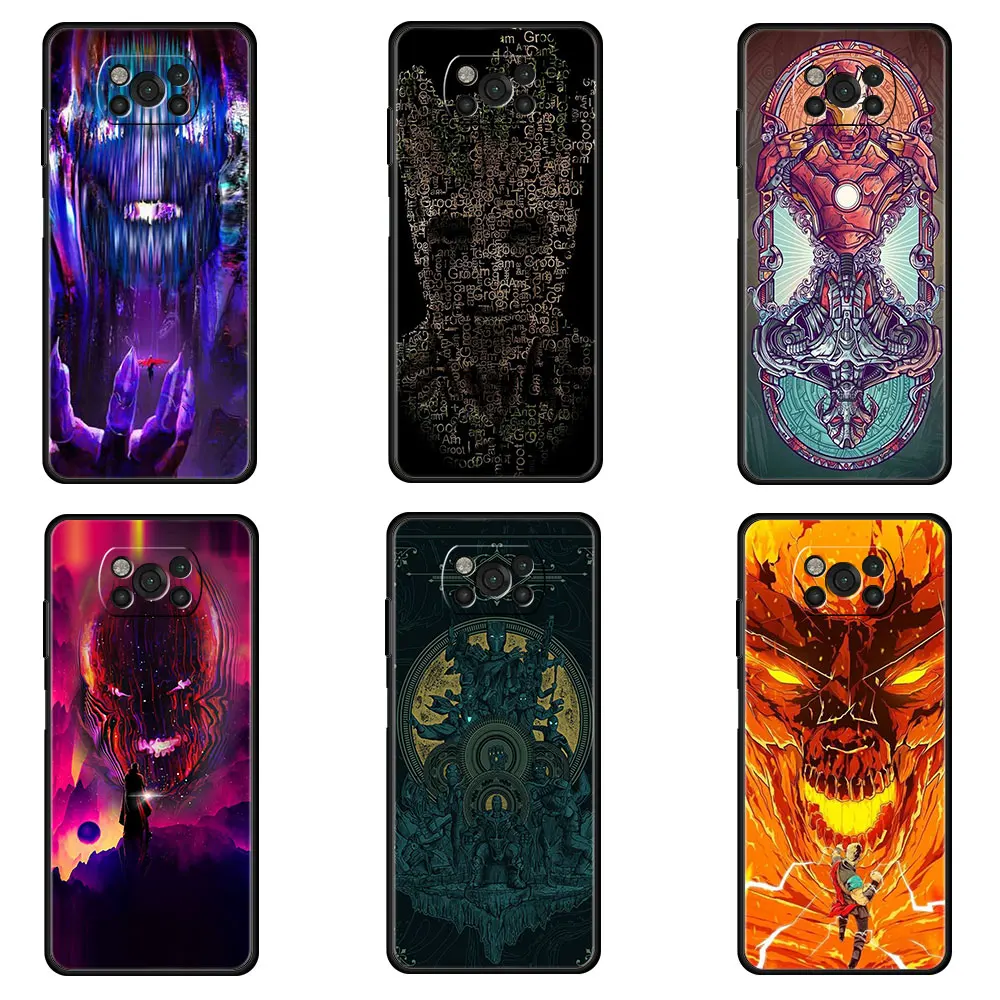Marvel Case for Xiaomi POCO X3 NFC M3 M4 Pro F1 Cover MI 12 12X 12pro 10T 9T 11T 11 Note 10 Lite Funda Silicone Coque Marvel Art
Marvel Case for Xiaomi POCO X3 NFC M3 M4 Pro F1 Cover MI 12 12X 12pro 10T 9T 11T 11 Note 10 Lite Funda Silicone Coque Marvel Art