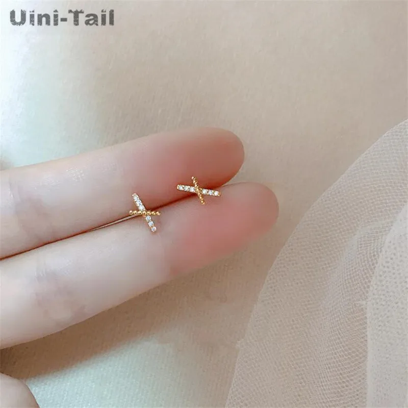Лидер продаж, новинка, индивидуальные серьги Uini-Tail из серебра 925 пробы с крестом и буквой X, свежие литературные милые модные маленькие изыск...
Лидер продаж, новинка, индивидуальные серьги Uini-Tail из серебра 925 пробы с крестом и буквой X, свежие литературные милые модные маленькие изыск...