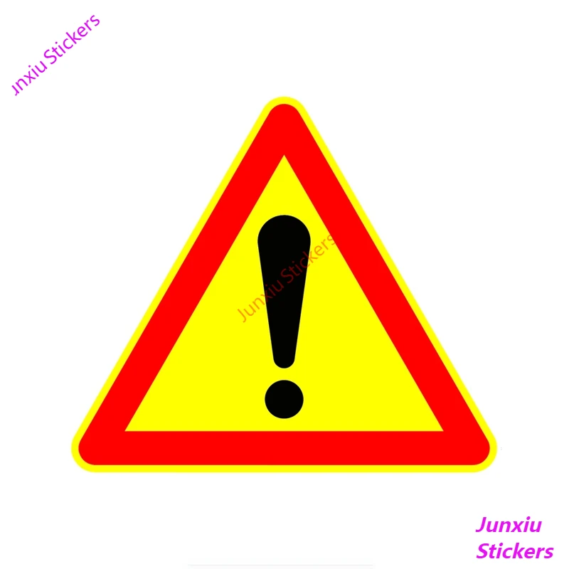 Warning Exclamation Mark Coloful Car Sticker and Decals Car Accessories Motorcycle Bumper Window SUV Fine Decal Decor PVC15x12cm
Warning Exclamation Mark Coloful Car Sticker and Decals Car Accessories Motorcycle Bumper Window SUV Fine Decal Decor PVC15x12cm