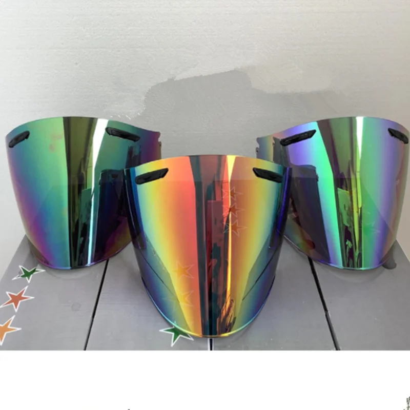 Motorcycle Half Helmet Visor Fitting For RAM3 Lens Transparent Black Rainbow Color Gold
Motorcycle Half Helmet Visor Fitting For RAM3 Lens Transparent Black Rainbow Color Gold