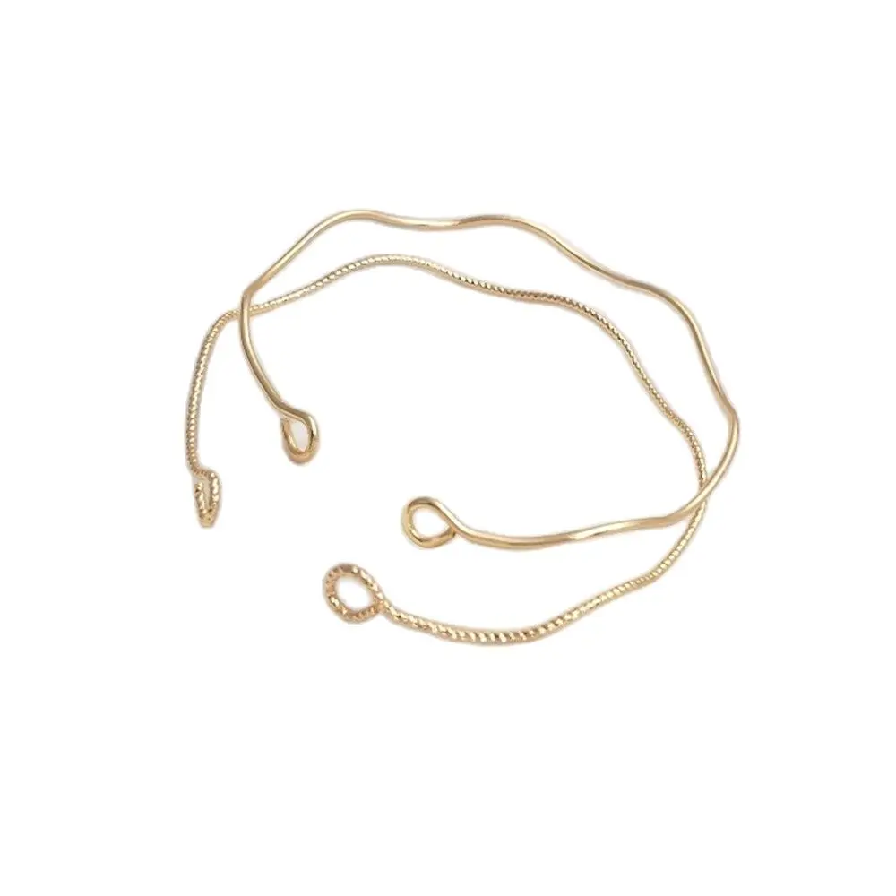 14K Plating Gold Filled Hoop opening 9 word bracelet diy hand bracelet ring accessories bracelet jewelry material 
14K Plating Gold Filled Hoop opening 9 word bracelet diy hand bracelet ring accessories bracelet jewelry material