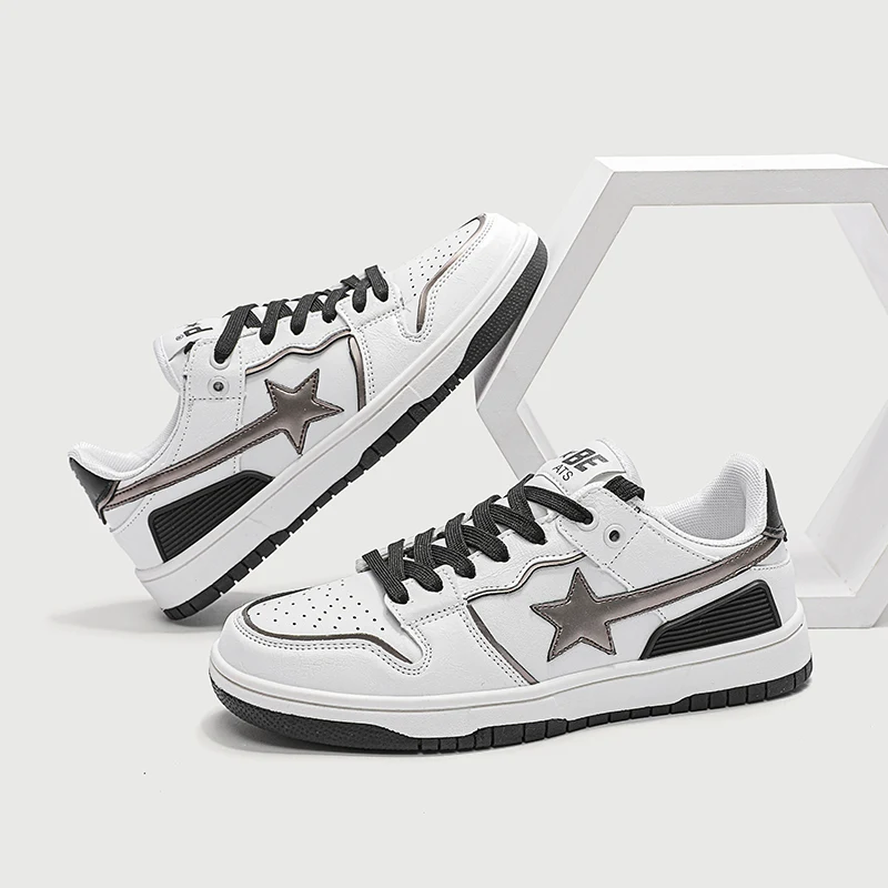 New Fashion Couple Designer Shoes Men Luxury Men Sneakers Streetwear Platform Men's Skateboard Shoes Size 36-44
New Fashion Couple Designer Shoes Men Luxury Men Sneakers Streetwear Platform Men's Skateboard Shoes Size 36-44