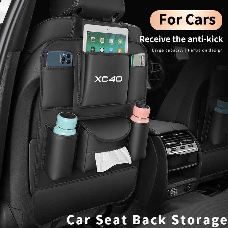 Car Seat Back Organizer Storage Hanging Bag Leather Large Capacity Box For VOLVO XC40 2023 2022 2021 Auto Interior Accessoires
Car Seat Back Organizer Storage Hanging Bag Leather Large Capacity Box For VOLVO XC40 2023 2022 2021 Auto Interior Accessoires