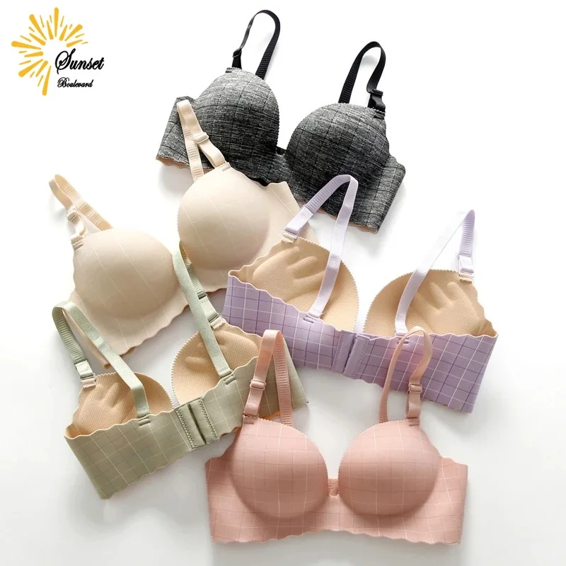 Sexy Lattice Lingerie One-pieces Bra Women Wire Free Thick Cup Bralette Female Small Bust Push Up Seamless Brassiere Underwear
Sexy Lattice Lingerie One-pieces Bra Women Wire Free Thick Cup Bralette Female Small Bust Push Up Seamless Brassiere Underwear