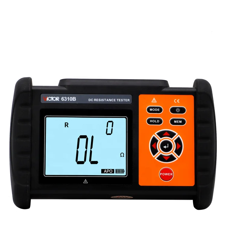 VICTOR 6310A 6310B DC Low Resistance Tester DC micro ohmmeter resistance Tester contact resistance test
VICTOR 6310A 6310B DC Low Resistance Tester DC micro ohmmeter resistance Tester contact resistance test