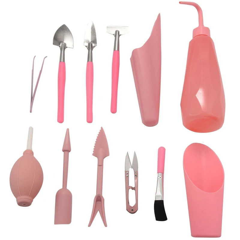 12 Pieces Mini Garden Hand Transplanting Succulent Tools Miniature Planting, Set For Indoor Fairy Care, Potting, Cactus, Housepl
12 Pieces Mini Garden Hand Transplanting Succulent Tools Miniature Planting, Set For Indoor Fairy Care, Potting, Cactus, Housepl