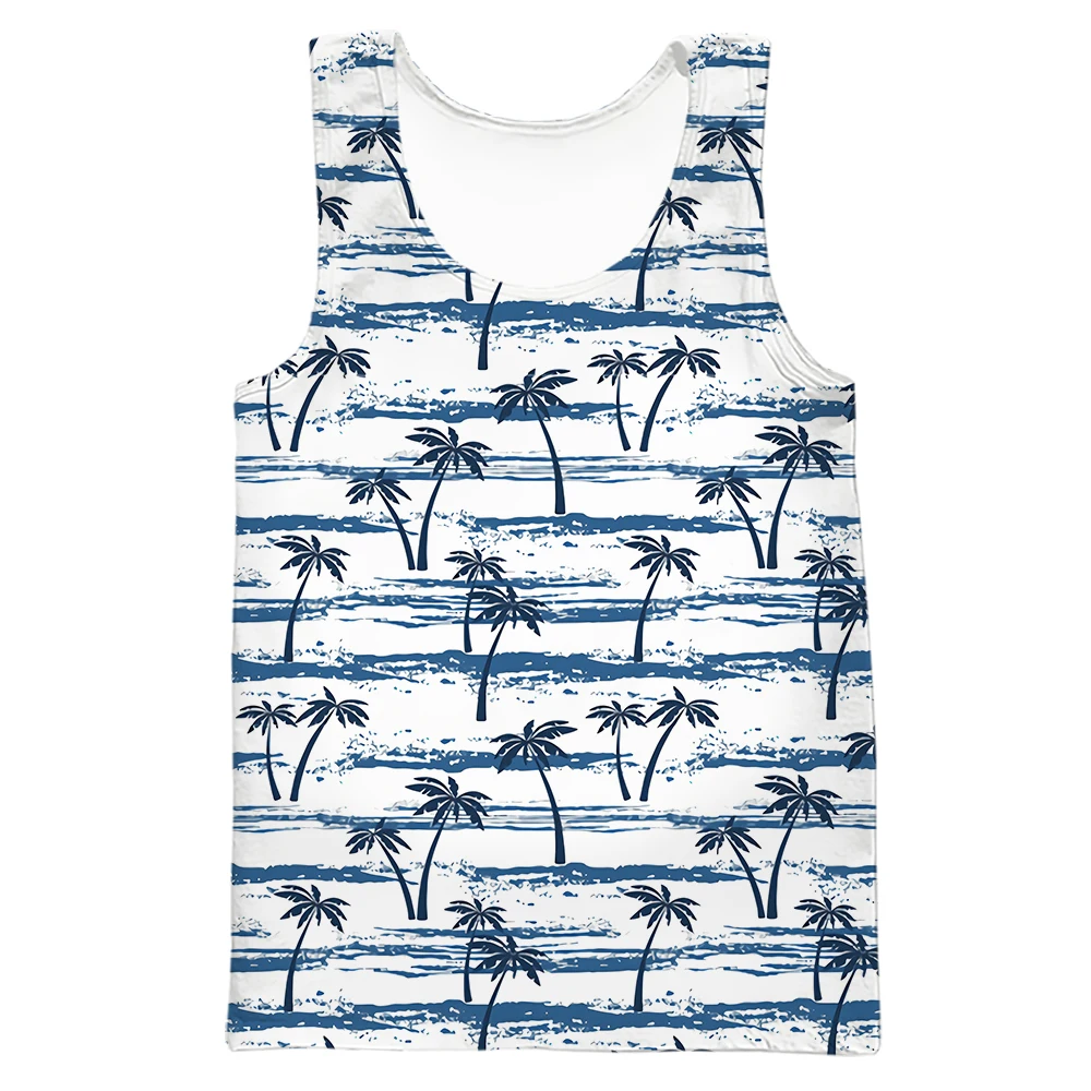 HX Fashion Vest Polynesia Waves Coconut Tree Tank Tops 3D Graphic Vests Polyester Sportswear Gym Clothing for Men
HX Fashion Vest Polynesia Waves Coconut Tree Tank Tops 3D Graphic Vests Polyester Sportswear Gym Clothing for Men