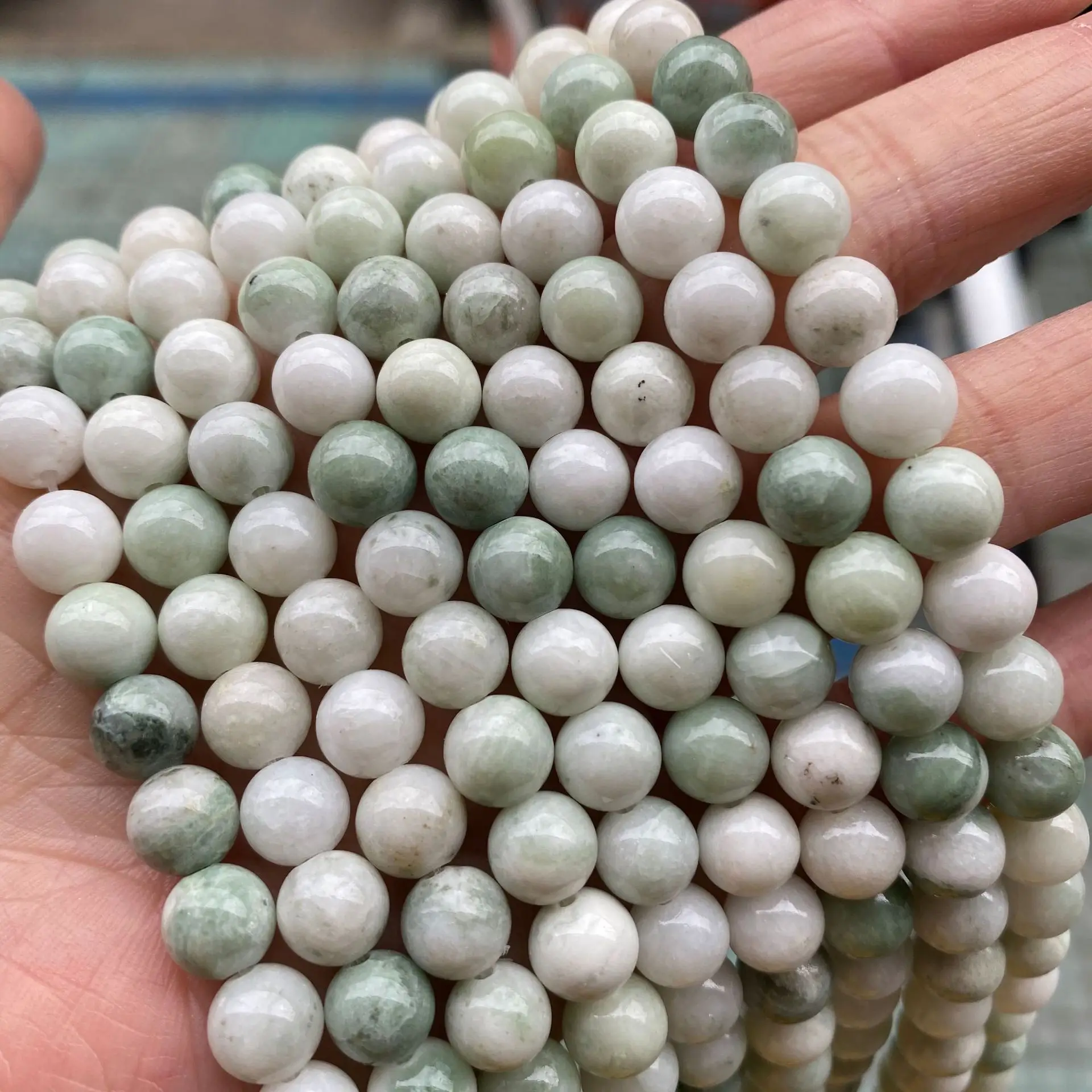 Natural Stone Green Burmese Jades Beads Smooth Round Loose Spacer Beads For Jewelry Making DIY Bracelets 4 6 8 10 12mm
Natural Stone Green Burmese Jades Beads Smooth Round Loose Spacer Beads For Jewelry Making DIY Bracelets 4 6 8 10 12mm