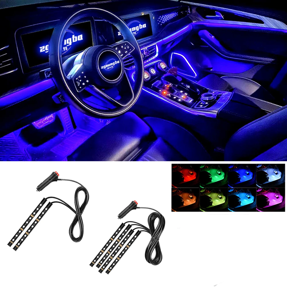 Car LED Atmosphere Light Foot Light USB Cigarette Lighter Remote Control Interior Decorative Lamp Auto Foot Light Ambient Lamp
Car LED Atmosphere Light Foot Light USB Cigarette Lighter Remote Control Interior Decorative Lamp Auto Foot Light Ambient Lamp