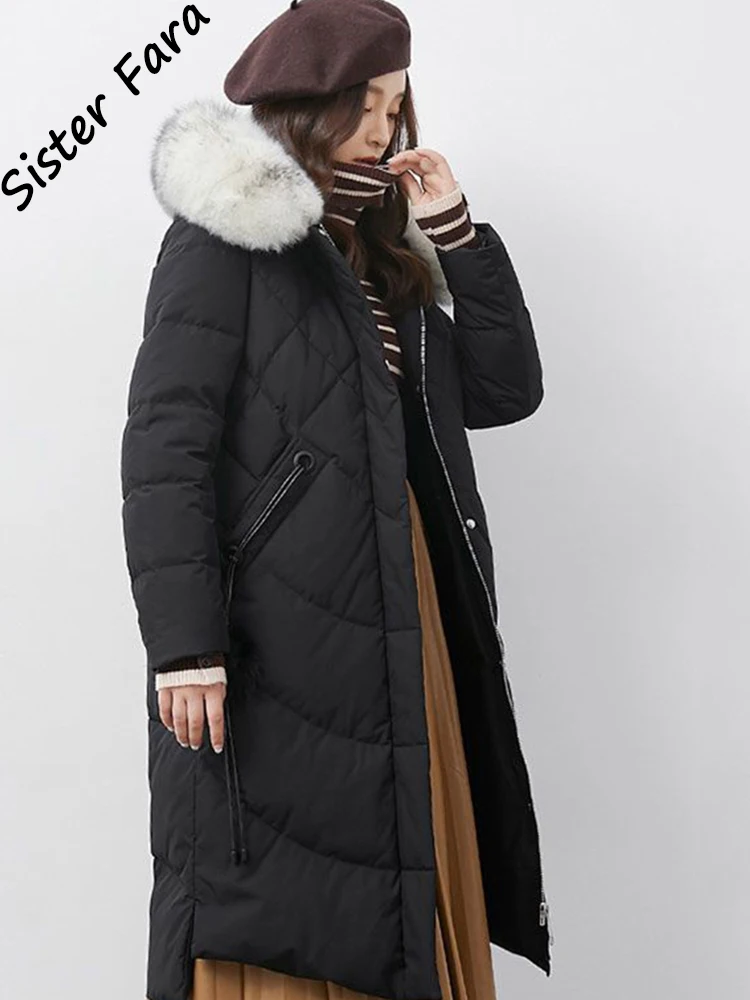 Women Warm Down Jacket with Hood Fur Long Puffer Coat Women's Puffer Down Coat Winter Jacket with Faux Fur Trim Hood
Women Warm Down Jacket with Hood Fur Long Puffer Coat Women's Puffer Down Coat Winter Jacket with Faux Fur Trim Hood