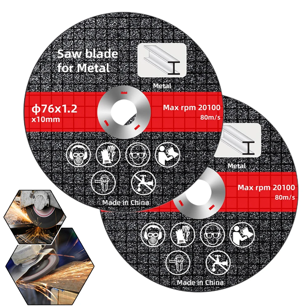 2PCS 76mm 3inch Cut Off Wheels Cutting Wheel, Metal & Satinless Steel Cutting Disc For Die Grinder
2PCS 76mm 3inch Cut Off Wheels Cutting Wheel, Metal & Satinless Steel Cutting Disc For Die Grinder