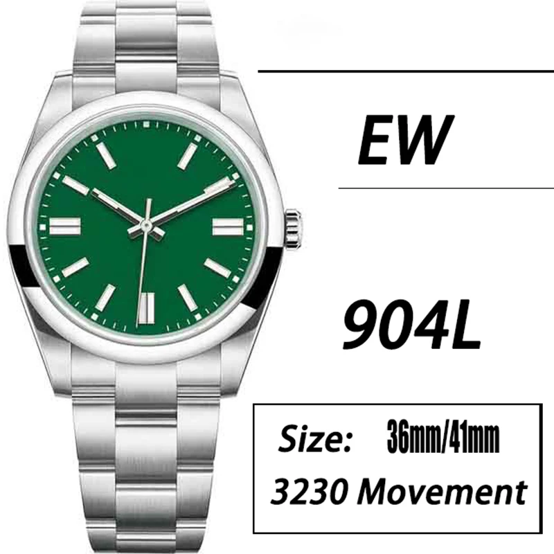 Мужские автоматические механические часы, водонепроницаемые, 41 мм, высокое качество 3230 move Men t 904, мужские часы из нержавеющей стали с сапфиро... 
Мужские автоматические механические часы, водонепроницаемые, 41 мм, высокое качество 3230 move Men t 904, мужские часы из нержавеющей стали с сапфиро...