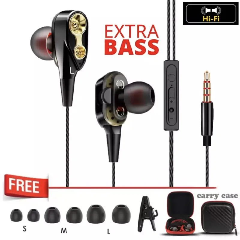 eleven2 In-ear Earbuds Headphones Dual Dynamic Drivers Earphones with Mic Strong Bass
eleven2 In-ear Earbuds Headphones Dual Dynamic Drivers Earphones with Mic Strong Bass