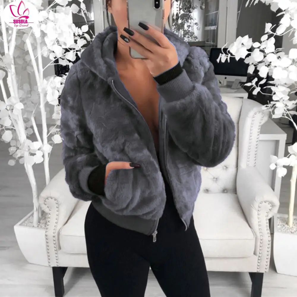 New Faux Fur Women Hood Coat High Waist Slim Faux Fur Jacket Fake Rabbit Fur Coat
New Faux Fur Women Hood Coat High Waist Slim Faux Fur Jacket Fake Rabbit Fur Coat