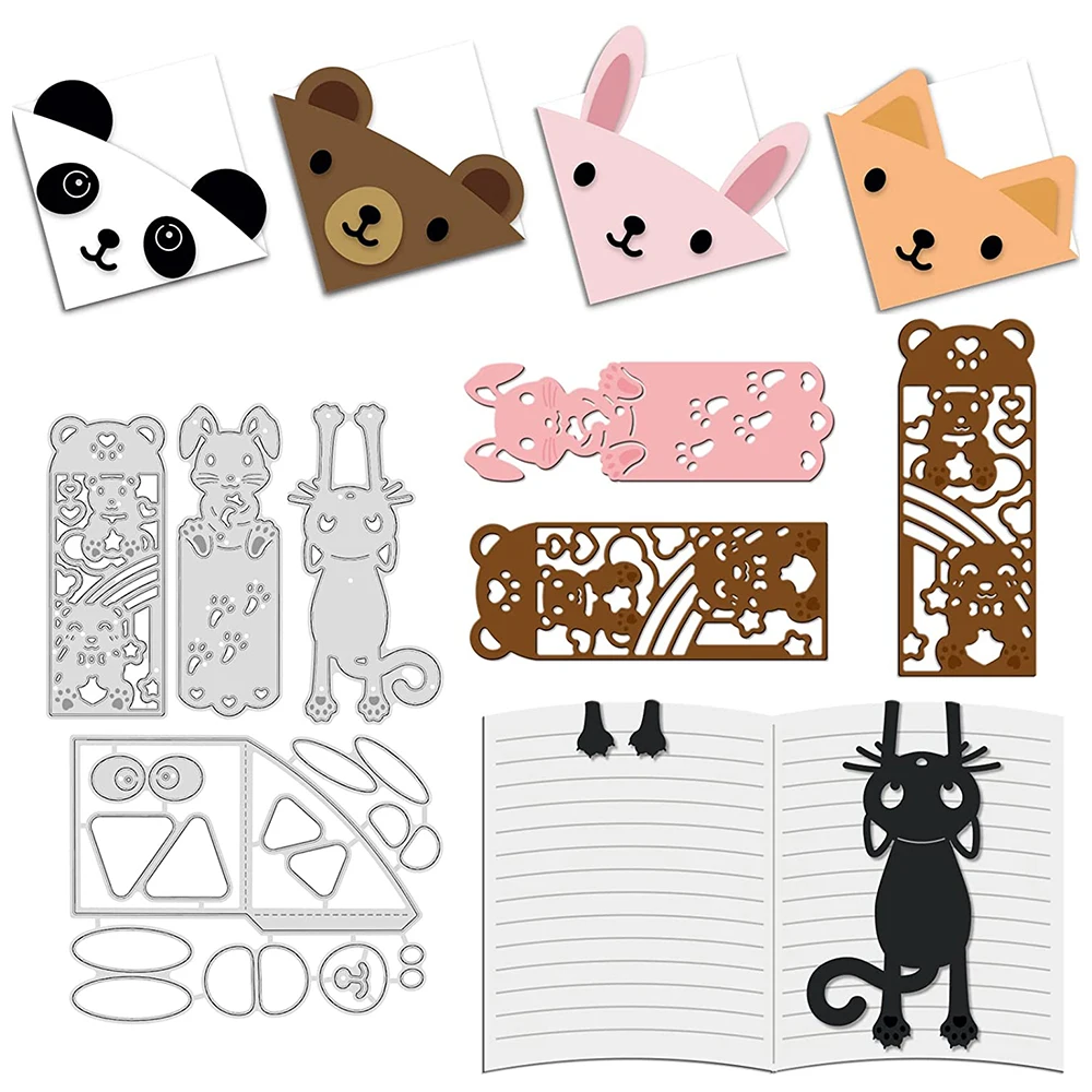 4Pcs Animal Bookmarks Metal Cutting Dies Bookmarks Corner Die Cuts for DIY Scrapbook Birthday Cards Making Album Decoration
4Pcs Animal Bookmarks Metal Cutting Dies Bookmarks Corner Die Cuts for DIY Scrapbook Birthday Cards Making Album Decoration