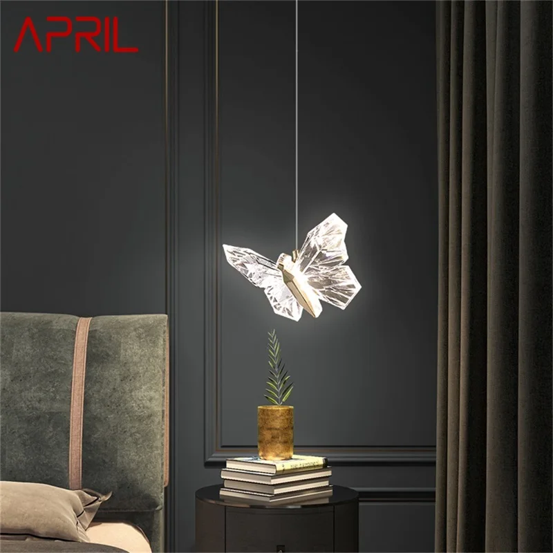APRIL Nordic Butterfly Chandelier Lamps Fixtures Contemporary Pendant Lights Home LED for Bedroom
APRIL Nordic Butterfly Chandelier Lamps Fixtures Contemporary Pendant Lights Home LED for Bedroom