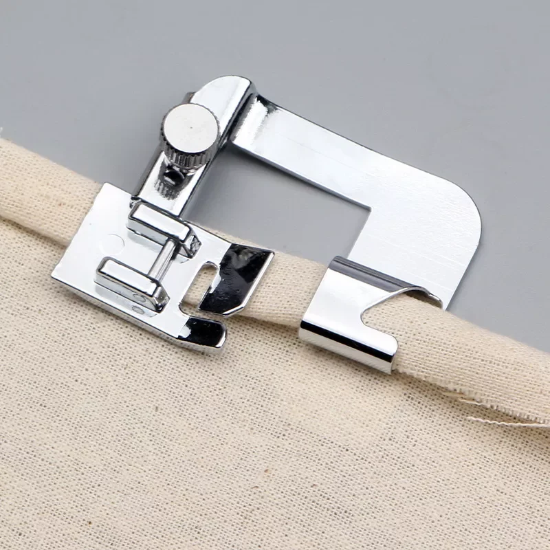 

13 19 22mm Domestic Sewing Machine Foot Presser Foot Rolled Hem Feet For Brother Singer Sew Accessories