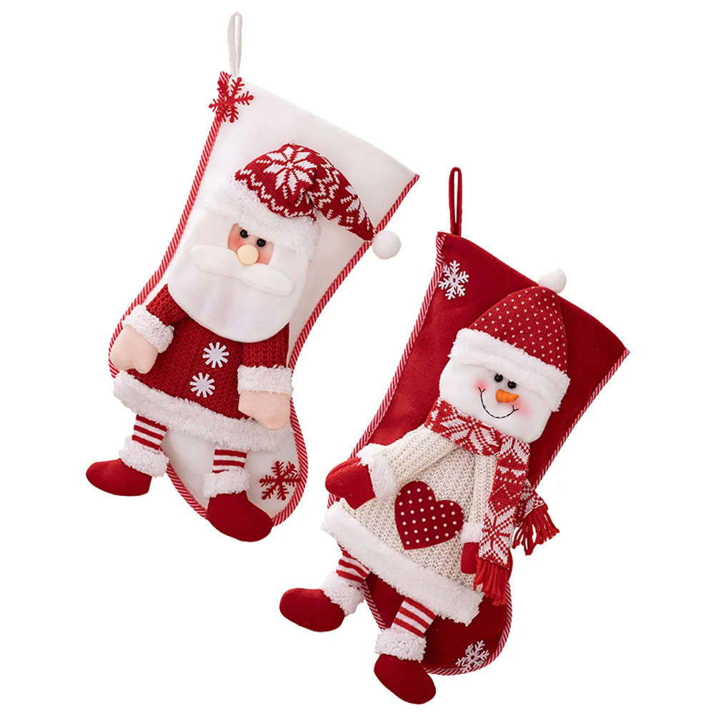 2 Pcs Festival Christmas Supplies Christmas Tree Holiday Stockings Traditional Decorative Treat Bags
2 Pcs Festival Christmas Supplies Christmas Tree Holiday Stockings Traditional Decorative Treat Bags