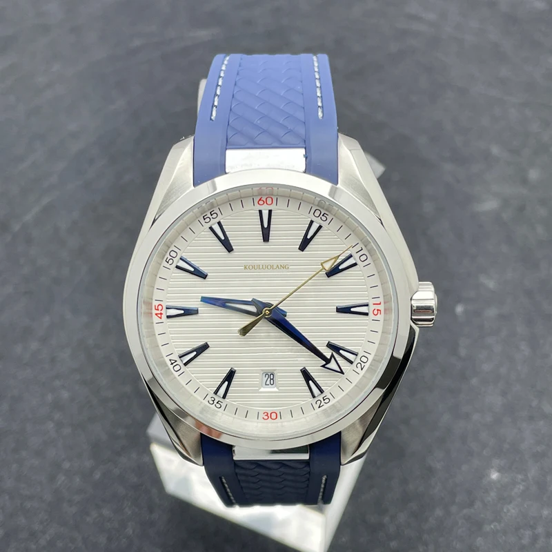 41mm Men's Automatic Mechanical Watch MIYOTA Movement Waterproof 316L Stainless Steel White Dial Glass Back rubber strap 
41mm Men's Automatic Mechanical Watch MIYOTA Movement Waterproof 316L Stainless Steel White Dial Glass Back rubber strap