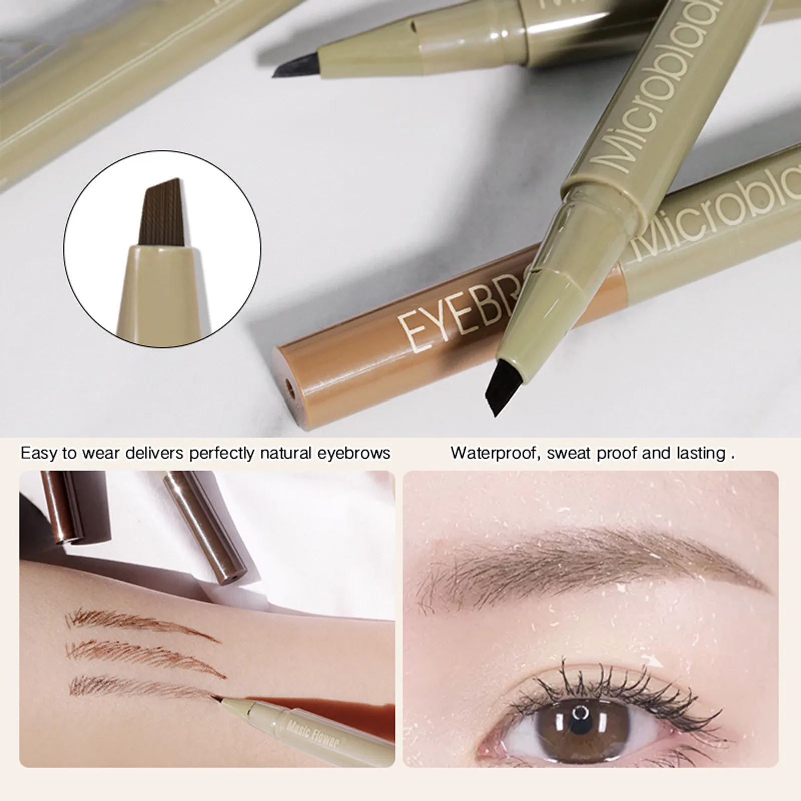 Blade Shaped Liquid Soft Hair Carving Eyebrow Pencil Is More Square Than Water 5ml Makeup Eyebrow Enhancer Microblading Pen
Blade Shaped Liquid Soft Hair Carving Eyebrow Pencil Is More Square Than Water 5ml Makeup Eyebrow Enhancer Microblading Pen