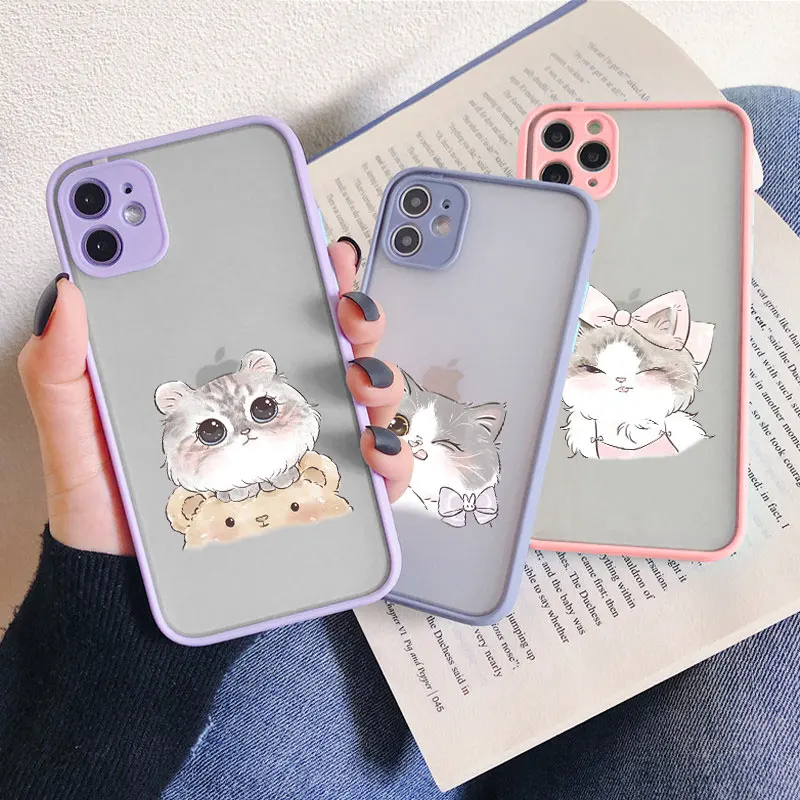 Cute Cats Head Phone Case For Iphone 14 Pro Max Plus 11 12 13 Pro Max Mini XR X XS 7 8 Plus SE 2020 Cover Shockproof Funda Coque
Cute Cats Head Phone Case For Iphone 14 Pro Max Plus 11 12 13 Pro Max Mini XR X XS 7 8 Plus SE 2020 Cover Shockproof Funda Coque