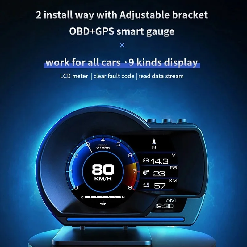 

Dual-Mode Driving Computer with Hud Head-Up Display and OBD Car Integration - The Ultimate Driving Companion for Enhanced Safet