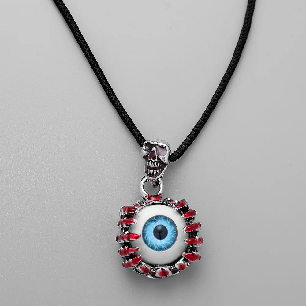 WANGAIYAO new fashion personality man devil's eye skull glow-in necklaces retro simple trends punk clavicle chain ornaments men
WANGAIYAO new fashion personality man devil's eye skull glow-in necklaces retro simple trends punk clavicle chain ornaments men