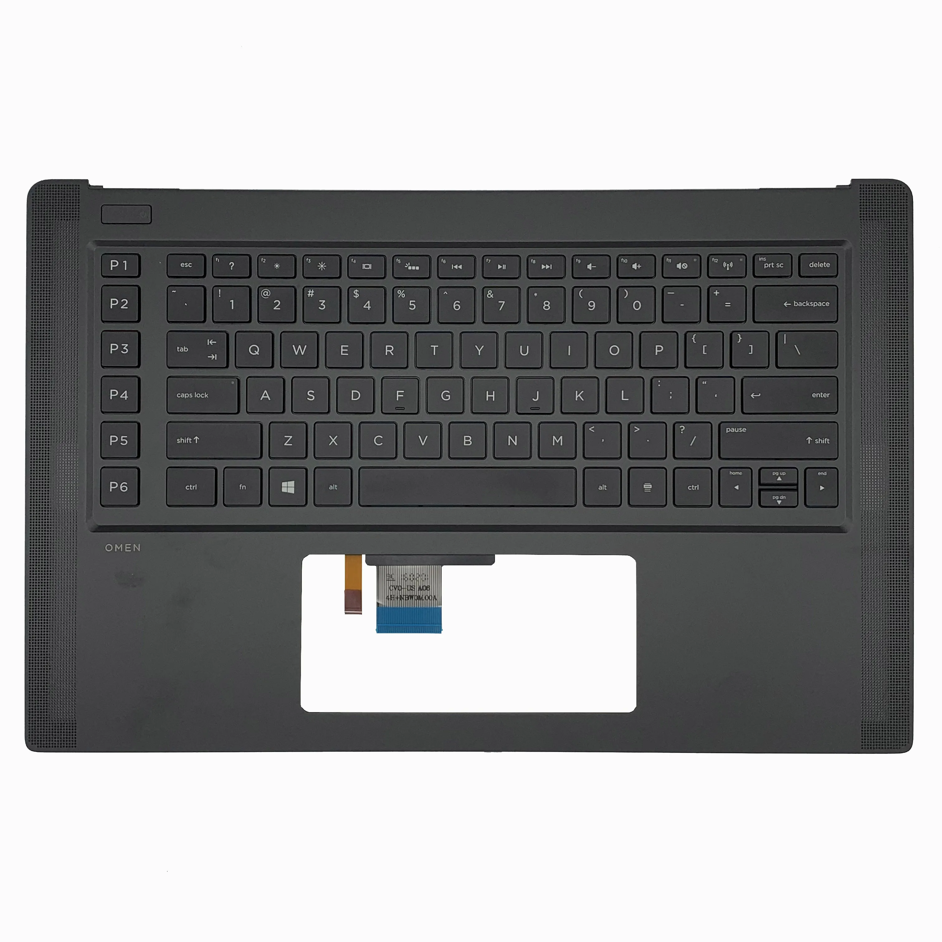 NEW US Laptop keyboard For HP OMEN 15 15-5000 15-5110ca Palmrest Upper Case US Keyboard Bezel Cover
NEW US Laptop keyboard For HP OMEN 15 15-5000 15-5110ca Palmrest Upper Case US Keyboard Bezel Cover